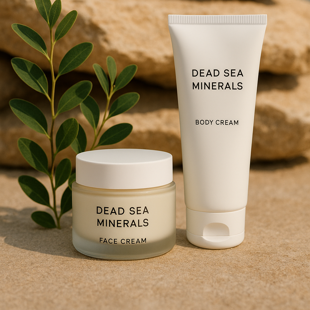 Une peau nourrie, apaisée et protégée grâce aux crèmes minérales de la Mer Morte