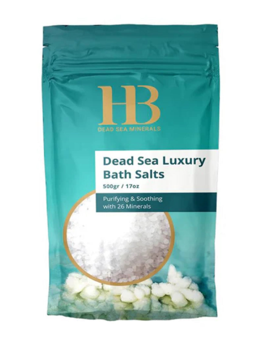 Sel de bain blanc de la mer Morte - Classique (500g)