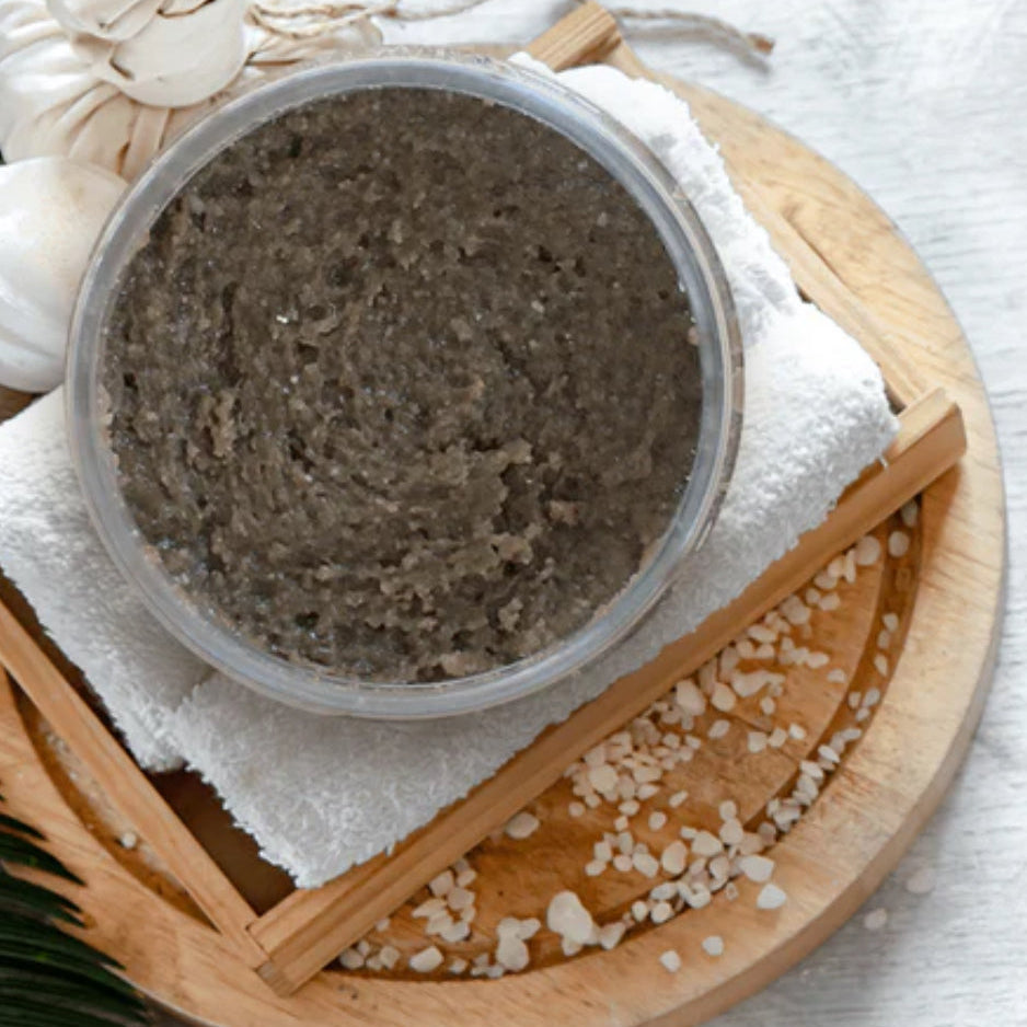 Sorbet exfoliant à la boue moussante