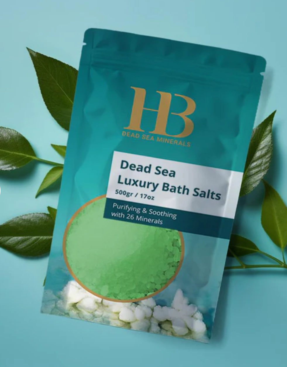 Sel de bain de la mer Morte pomme verte (500g)